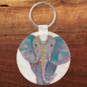 Porte-clés Eléphant asiatique zen (Recto)