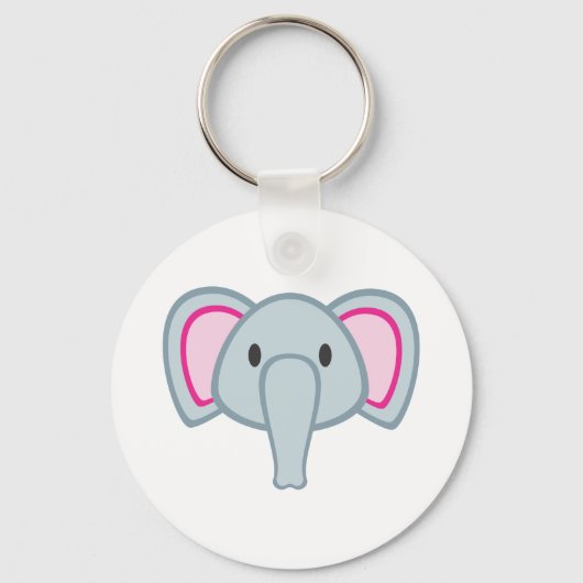 Porte-clés Eléphant bébé (Recto)
