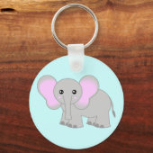Porte-clés Eléphant Bébé mignon (Recto)