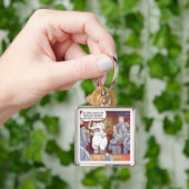 Porte-clés Éléphant Blanc Drôle Dans La Pièce (main)