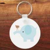 Porte-clés Eléphant bleu (Recto)