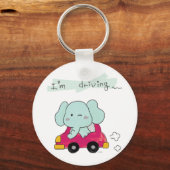Porte-clés éléphant bleu trop mignon (Recto)