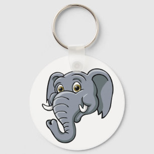 Porte-clés Éléphant de bande dessinée