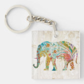Porte-clés Éléphant de Boho Paisley II (Devant)