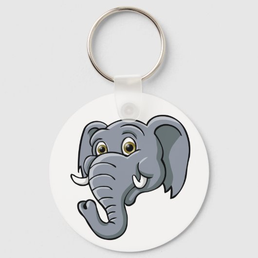 Porte-clés Eléphant de dessin (Recto)