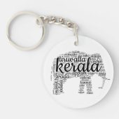 Porte-clés éléphant de kerala (Devant)