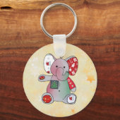 Porte-clés Éléphant de Noël (Recto)