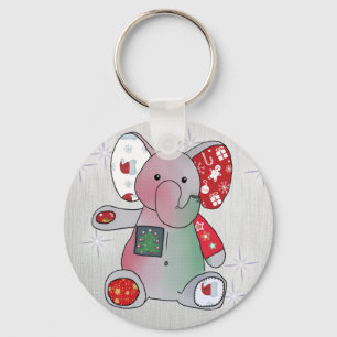 Porte-clés Éléphant de Noël