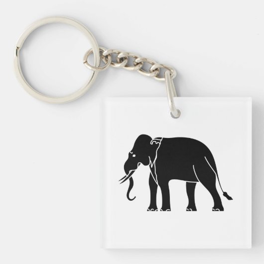 Porte-clés Éléphant de Siamese (Devant)