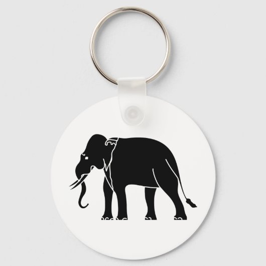 Porte-clés Éléphant de Siamese (Recto)