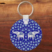 Porte-clés Eléphant des yeux mal Bonne chance Charme (Recto)