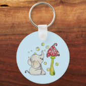 Porte-clés Éléphant et champignon (Recto)