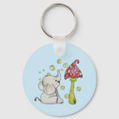 Porte-clés Éléphant et champignon (Verso)