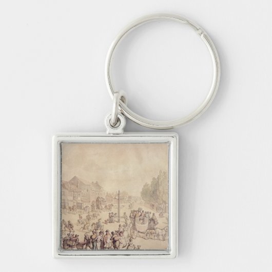 Porte-clés Éléphant et château (Devant)