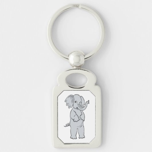 PORTE-CLÉS ELEPHANT FILLE (Devant)