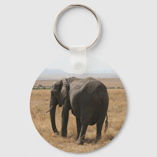 Porte-clés éléphant gris (Recto)