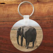 Porte-clés éléphant gris (Recto)