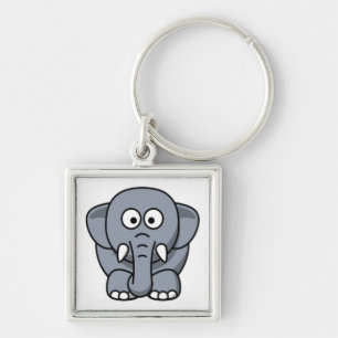 PORTE-CLÉS ÉLÉPHANT GRIS