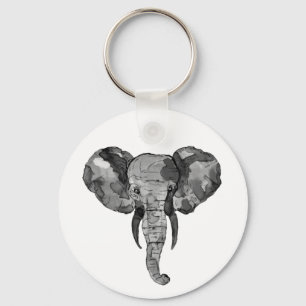 Porte-clés Eléphant gris africain