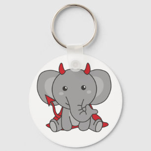 Porte-clés Elephant Halloween Cute Devil Enfants Sorcières Co