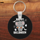 Porte-clés Elephant Happy Halloween (Recto)