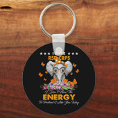 Porte-clés Elephant J'ai RSD CRPS cadeaux de sensibilisation (Recto)