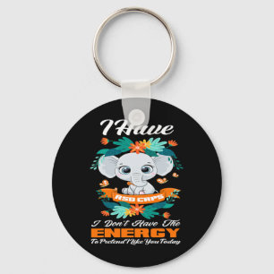 Porte-clés Elephant J'ai RSD RCPS Sensibilisation