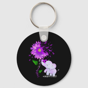 Porte-clés Elephant Je Me Souviendrai Pour Vous Sunflower Hei