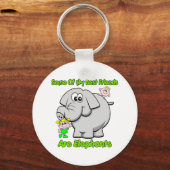 Porte-clés Elephant Meilleurs amis (Recto)