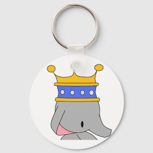 Porte-clés éléphant roi porte - clé (Recto)
