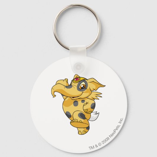 Porte-clés Eléphante localisé (Recto)