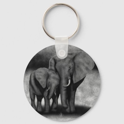 Porte-clés Eléphants (Recto)