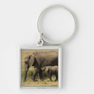 Porte-clés Éléphants africains