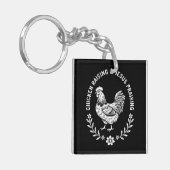 Porte-clés Élevage de poulet et collecte de Jésus (Devant gauche)