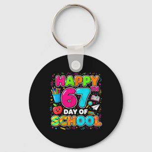 Porte-clés Élève Six Sept Tendance 67 Joyeux 67e Jour De Sc