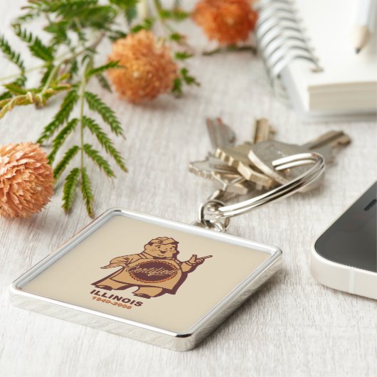 Porte-clés Éleveurs certifiés de l'Illinois (Côté)