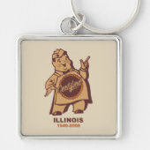 Porte-clés Éleveurs certifiés de l'Illinois (Devant)