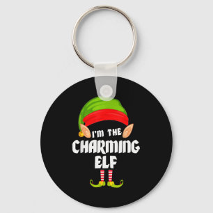 Porte-clés Elf charmant drôle Pyjama de groupe familial assor