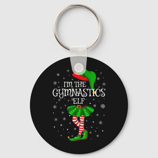 Porte-clés Elf Noël Matching Famille Femmes Filles Elf (Recto)