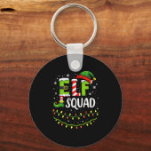 Porte-clés Elf Squad Christmas Lights Matching Holiday Crew  (Recto)