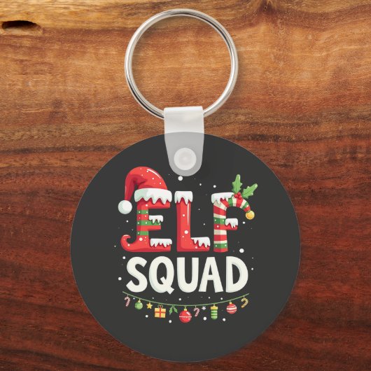 Porte-clés Elf Squad Drôle Correspondant (Recto)