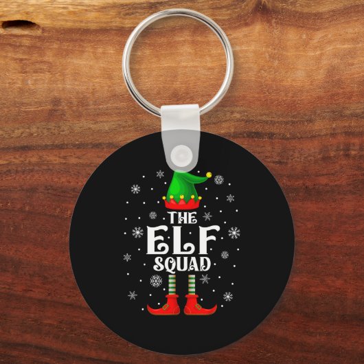 Porte-clés Elf Squad Family Matching Xmas Funny Christmas Vib (Recto)