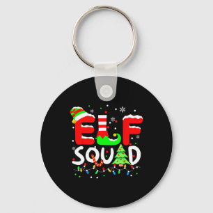 Porte-clés Elf Squad Noël Correspondant Famille Enfant Garçon