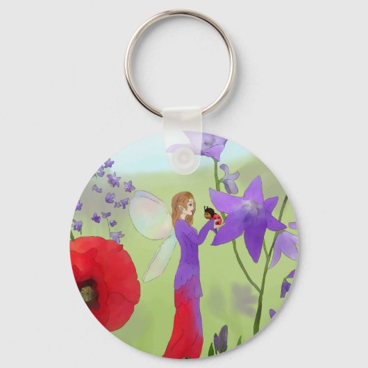 Porte-clés Elfe avec insecte (Recto)