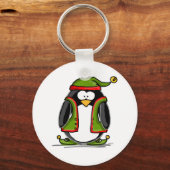 Porte-clés Elfe de Noël vert (Recto)
