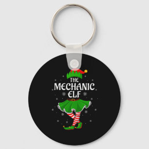 Porte-clés Elfe Mécanicien Noël Famille Filles Femmes Elfe Éq