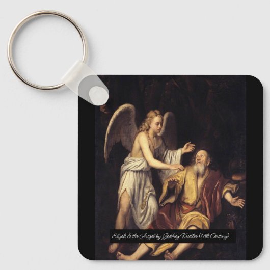 Porte-clés Élie & l'ange (Recto)