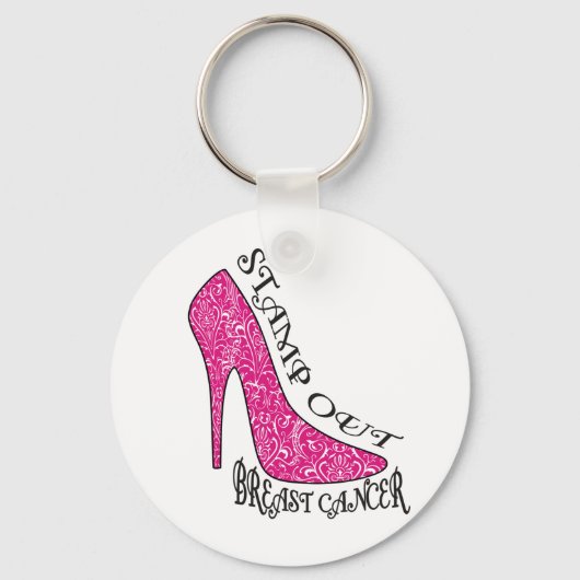 Porte-clés Éliminer le cancer du sein (Recto)
