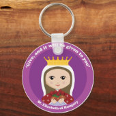 Porte-clés Élisabeth de Hongrie (Recto)