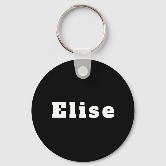 Porte-clés Elise (Recto)